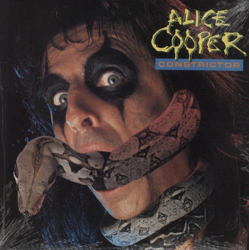 Alice Cooper Constrictor + Insert - Shrink vinyl LP album (LP record) UK COOLPCO865599