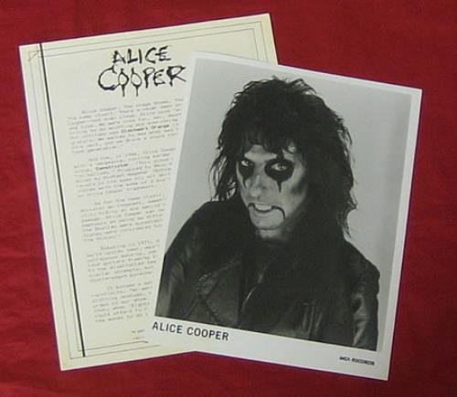 Alice Cooper Constrictor media press pack US COOPPCO66437