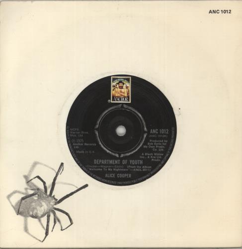 Alice Cooper Department Of Youth - die-cut p/s 7" vinyl single (7 inch record / 45) UK COO07DE597651