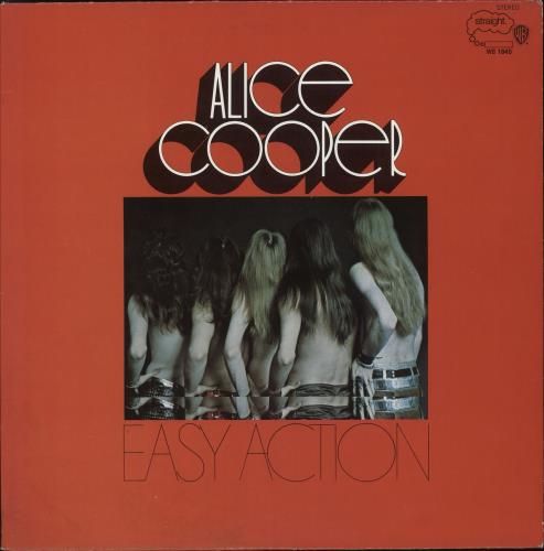 Alice Cooper Easy Action - Cream label Varient 2 vinyl LP album (LP record) Canadian COOLPEA747587