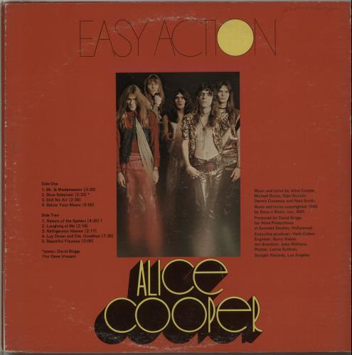 Alice Cooper Easy Action vinyl LP album (LP record) US COOLPEA648690