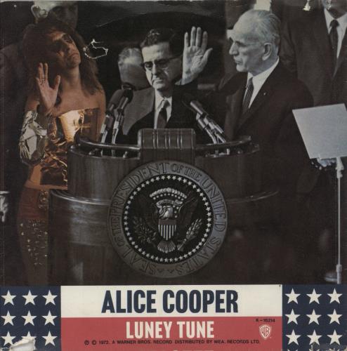 Alice Cooper Elected + Sleeve 7" vinyl single (7 inch record / 45) UK COO07EL738435