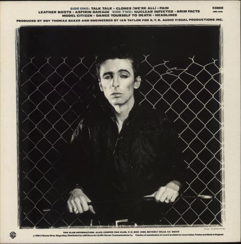 Alice Cooper Flush The Fashion vinyl LP album (LP record) UK COOLPFL453899