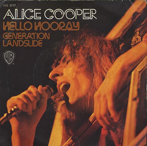 Alice Cooper Hello Hooray 7" vinyl single (7 inch record / 45) Spanish COO07HE391080