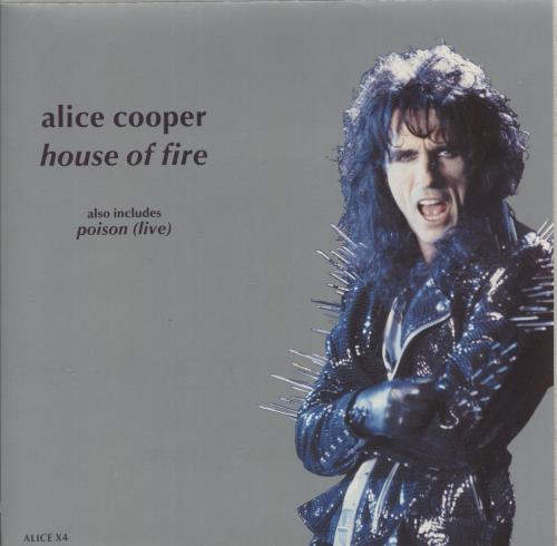 Alice Cooper House Of Fire 7" vinyl single (7 inch record / 45) UK COO07HO879236