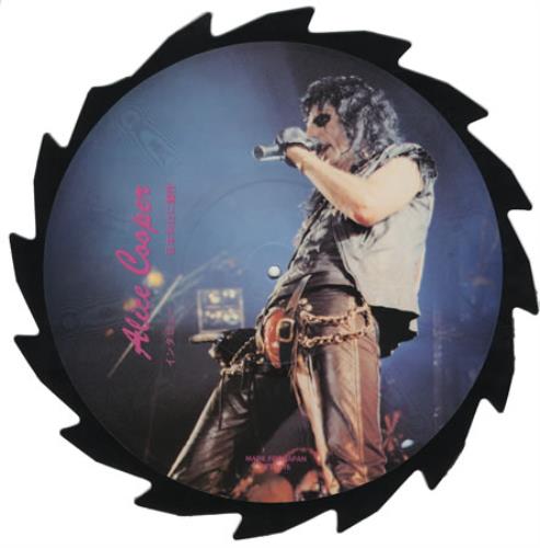 Alice Cooper Interview shaped picture disc (picture disc vinyl record) UK COOSHIN390221