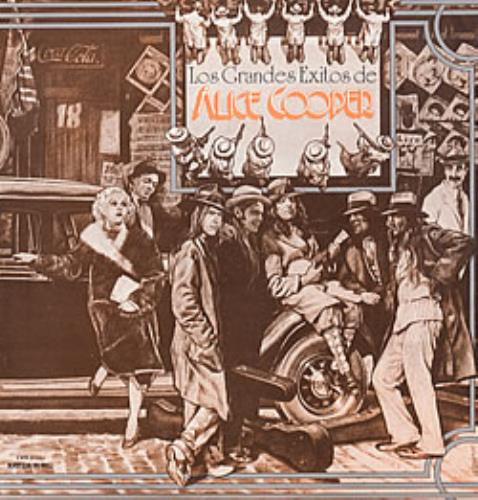 Alice Cooper Los Grandes Exitos vinyl LP album (LP record) Mexican COOLPLO111908