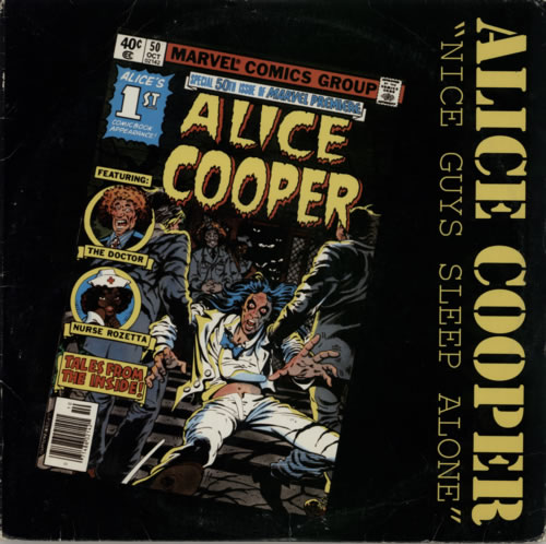 Alice Cooper Nice Guys Sleep Alone - Black Vinyl 2-LP vinyl record set (Double LP Album) Italian COO2LNI591759