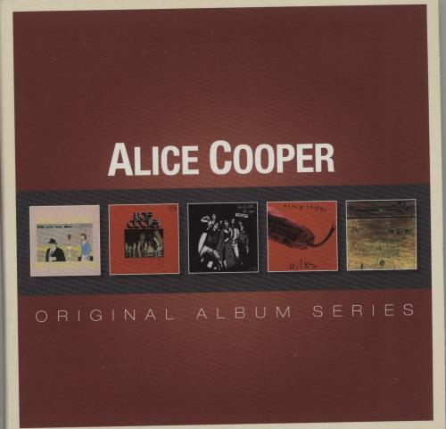 Alice Cooper Original Album Series 5-CD album set UK COO5COR681222
