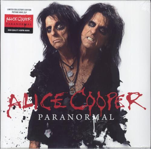 Alice Cooper Paranormal - Sealed picture disc LP (vinyl picture disc album) UK COOPDPA802779