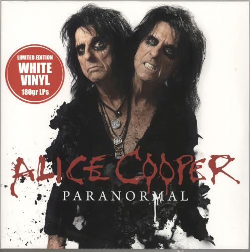 Alice Cooper Paranormal - White Vinyl 2-LP vinyl record set (Double LP Album) German COO2LPA736153