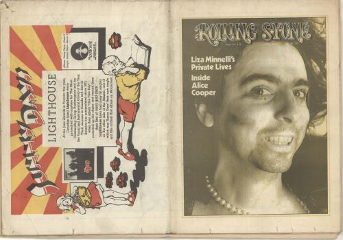 Alice Cooper Rolling Stone No.134 magazine UK COOMARO694508