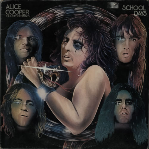 Alice Cooper School Days - VG+/EX- 2-LP vinyl record set (Double LP Album) German COO2LSC610018