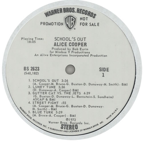 Alice Cooper School's Out + Panties vinyl LP album (LP record) US COOLPSC210409