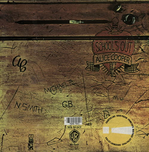 Alice Cooper School's Out - Mid 1980s Barcoded vinyl LP album (LP record) German COOLPSC575670