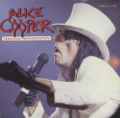 Alice Cooper Teenage Frankenstein - Poster Slv 7" vinyl single (7 inch record / 45) UK COO07TE67280