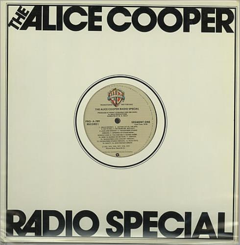 Alice Cooper The Alice Cooper Radio Special 2-LP vinyl record set (Double LP Album) US COO2LTH48701
