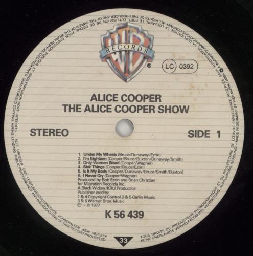 Alice Cooper The Alice Cooper Show - Shrink vinyl LP album (LP record) German COOLPTH869865