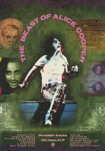 Alice Cooper The Beast Of Alice Cooper handbill US COOHBTH401712