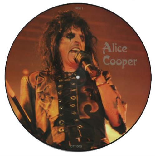 Alice Cooper The Chris Tetley Interviews picture disc LP (vinyl picture disc album) UK COOPDTH389527