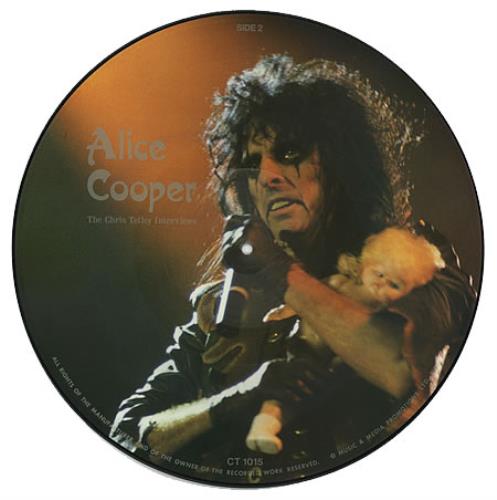 Alice Cooper The Chris Tetley Interviews picture disc LP (vinyl picture disc album) UK COOPDTH389527