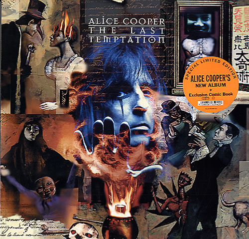 Alice Cooper The Last Temptation + Comic Book vinyl LP album (LP record) Dutch COOLPTH389524