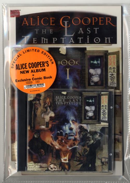Alice Cooper The Last Temptation - CD & Comic Book CD album (CDLP) US COOCDTH141643