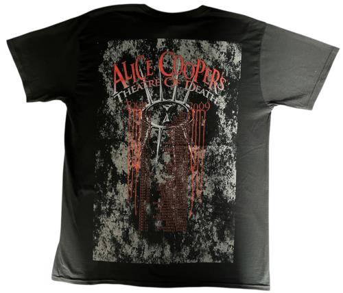 Alice Cooper Theatre Of Death 2009 Tour t-shirt UK COOTSTH879276