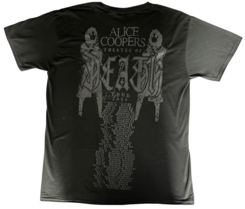 Alice Cooper Theatre Of Death Tour 2009 t-shirt UK COOTSTH879281