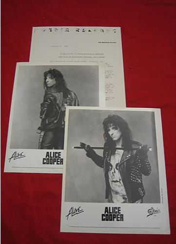 Alice Cooper Trashes The World Tour media press pack US COOPPTR366472