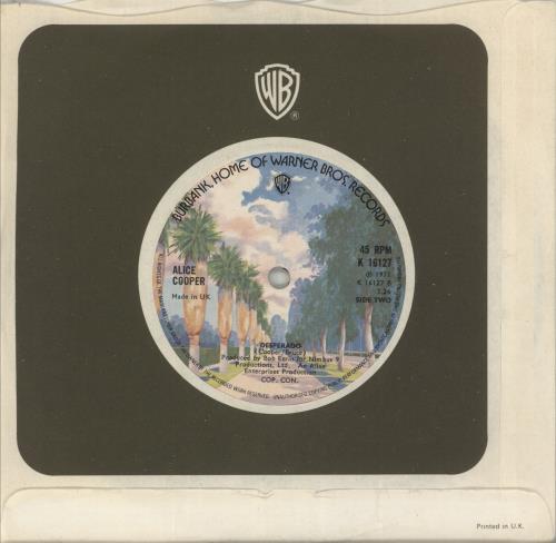 Alice Cooper Under My Wheels 7" vinyl single (7 inch record / 45) UK COO07UN240932