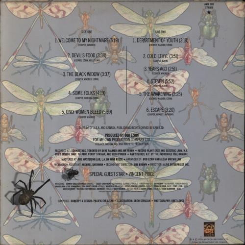 Alice Cooper Welcome To My Nightmare - Laminated - VG vinyl LP album (LP record) UK COOLPWE863322