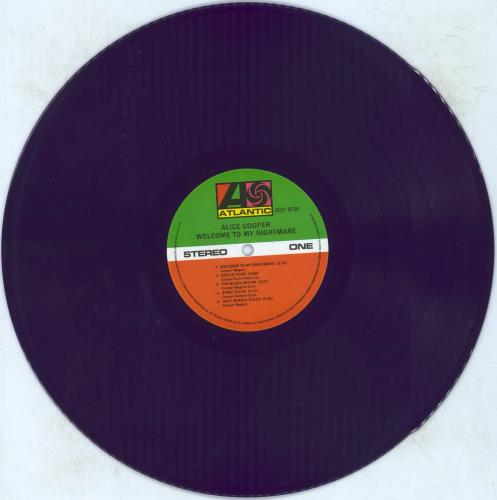 Alice Cooper Welcome To My Nightmare - Purple Vinyl vinyl LP album (LP record) UK COOLPWE806868