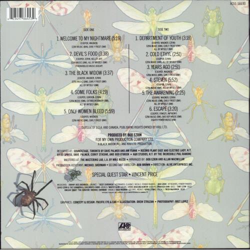 Alice Cooper Welcome To My Nightmare - Purple Vinyl vinyl LP album (LP record) UK COOLPWE806868