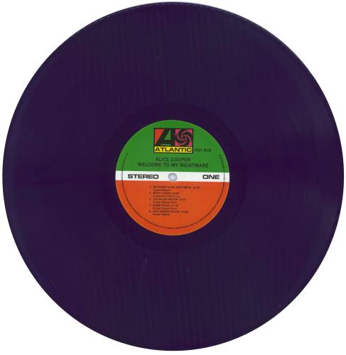 Alice Cooper Welcome To My Nightmare - Purple Vinyl vinyl LP album (LP record) UK COOLPWE809080