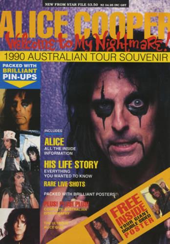 Alice Cooper Welcome To My Nightmare magazine Australian COOMAWE401812