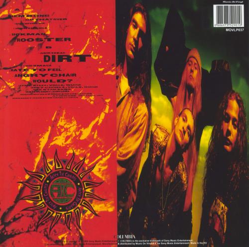 Alice In Chains Dirt - Opened plastic sleeve vinyl LP album (LP record) Dutch AICLPDI809984