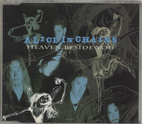 Alice In Chains Heaven Beside You - Promo-sticker CD single (CD5 / 5") UK AICC5HE888579