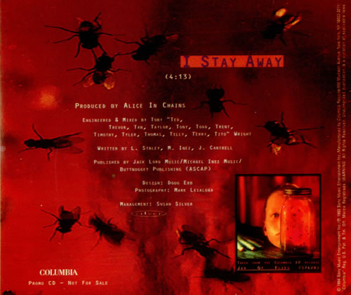 Alice In Chains I Stay Away CD single (CD5 / 5") US AICC5IS46938