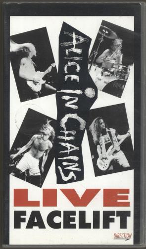 Alice In Chains Live Facelift video (VHS or PAL or NTSC) UK AICVILI698028