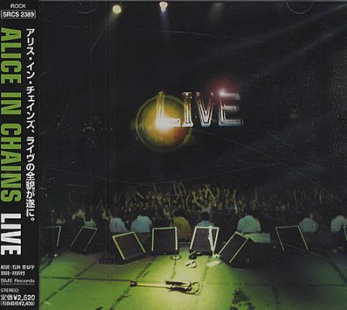 Alice In Chains Live CD album (CDLP) Japanese AICCDLI168540