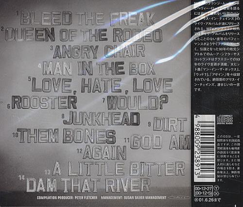 Alice In Chains Live CD album (CDLP) Japanese AICCDLI168540