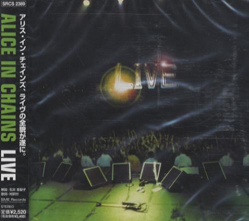 Alice In Chains Live CD album (CDLP) Japanese AICCDLI428118