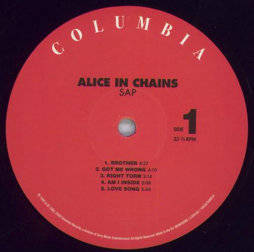 Alice In Chains Sap - RSD 2020 12" vinyl single (12 inch record / Maxi-single) US AIC12SA830347