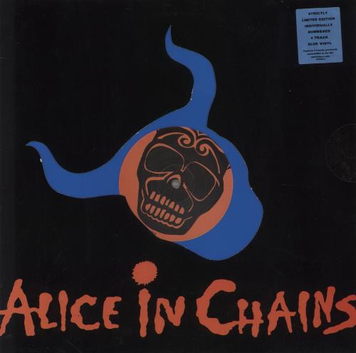 Alice In Chains Them Bones - Blue Vinyl - Sticker Sealed 12" vinyl single (12 inch record / Maxi-single) UK AIC12TH859036