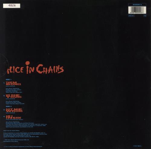 Alice In Chains Them Bones - Blue Vinyl - Sticker Sealed 12" vinyl single (12 inch record / Maxi-single) UK AIC12TH859036
