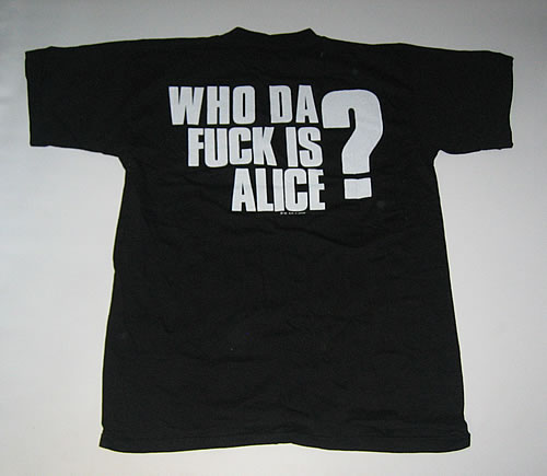 Alice In Chains Who Da F*ck Is Alice? - Black - Large t-shirt UK AICTSWH354916