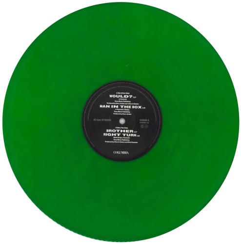 Alice In Chains Would? - Green Vinyl 12" vinyl single (12 inch record / Maxi-single) UK AIC12WO78109