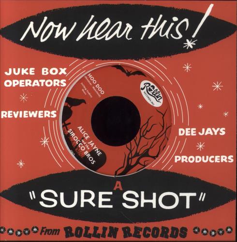 Alice Jayne Hoo Doo 7" vinyl single (7 inch record / 45) UK 8L307HO851791