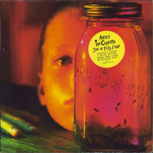 Alice In Chains Jar Of Flies / Sap - Blue & Yellow Vinyl 2-LP vinyl record set (Double Album) UK AIC2LJA29530